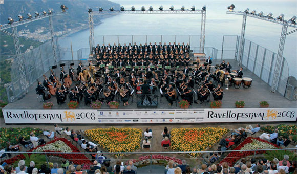 ponteggio multicom palco ravelllo festival
