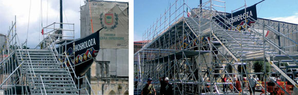 ponteggio multicom scale pubbliche