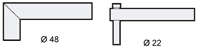 ponteggio a telaio prefabbricato a perni stocco di ancoraggio tondo