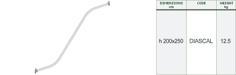 Stair diagonal brace