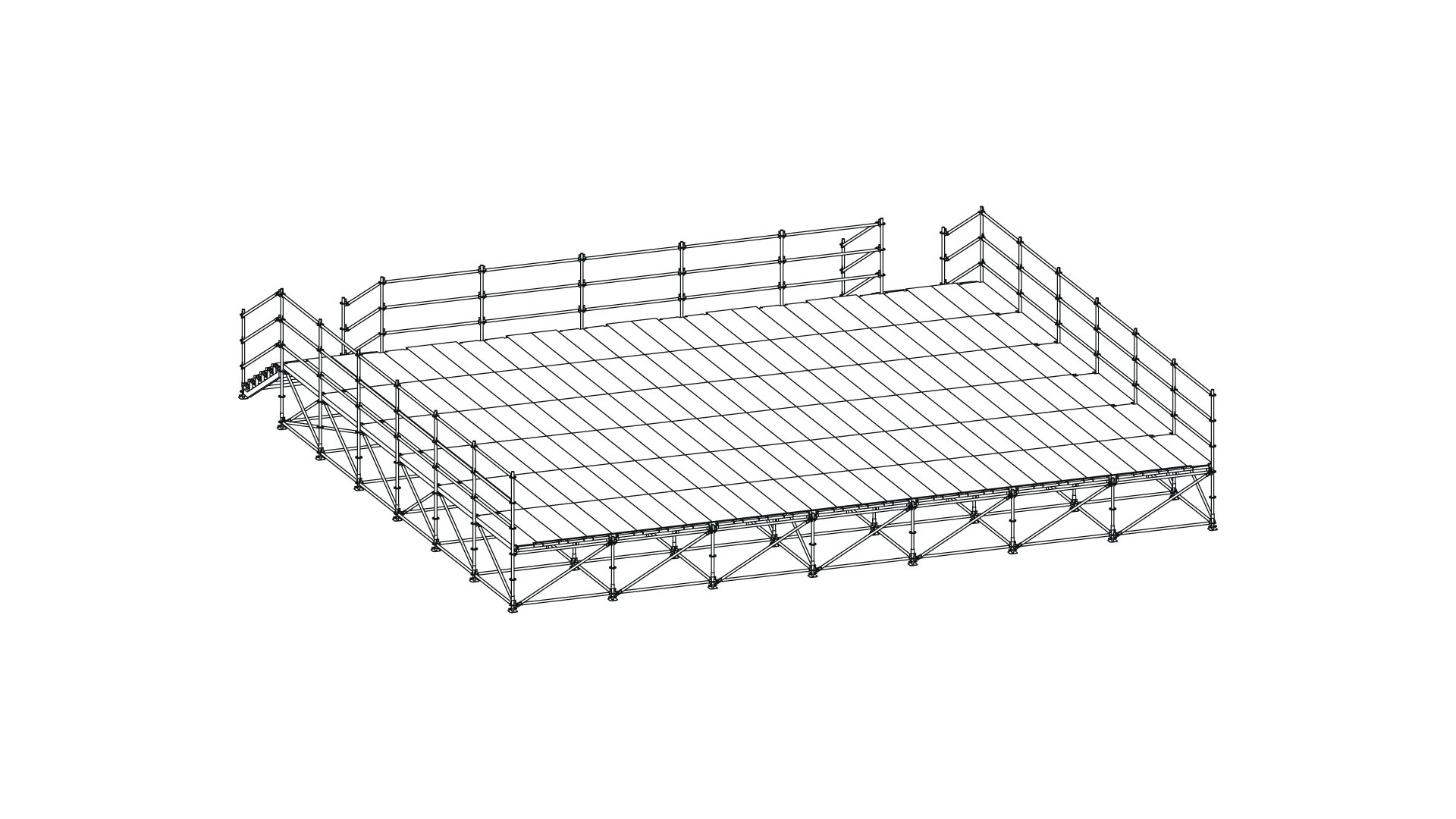 Stages Scaffolding for Events 